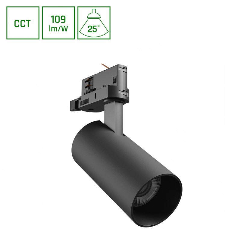 Tračni reflektor LED 3F ANDROMEDA CCT 16W 1750lm 25° IP20 črn