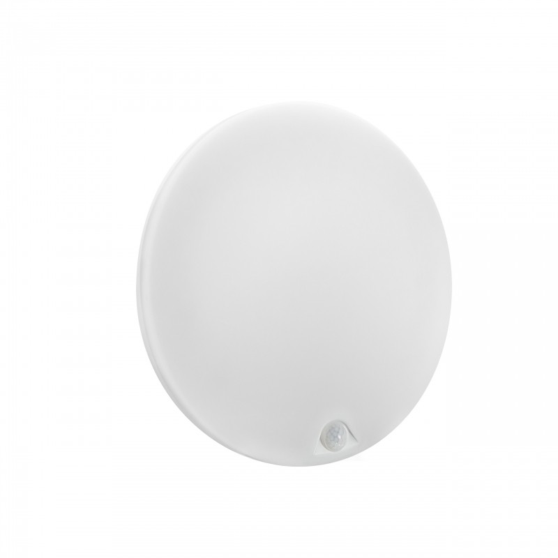 Stropna svetilka LED NYMPHEA PROXI s senzorjem gibanja PIR 18W 2000lm 3000K IP54 bela