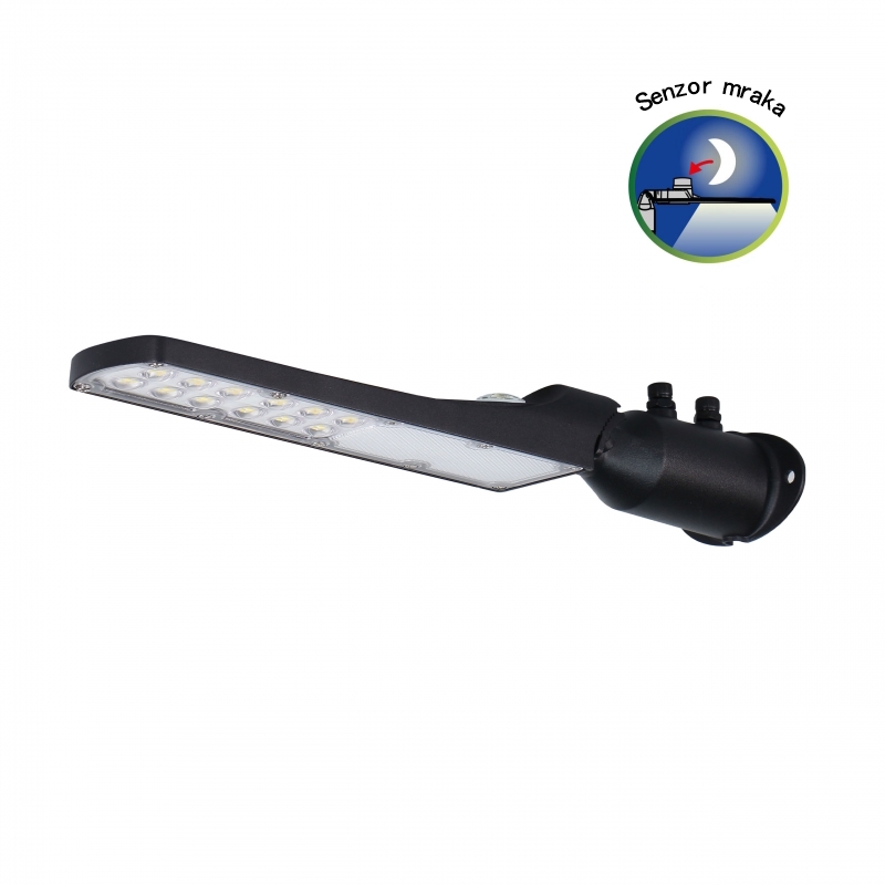 Svetilka LED cestna STREETOS SLIM 50W 4000K ČRNA