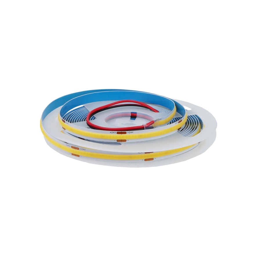 LED trak COB 5m 24V 11,2W/m 980lm 3000K IP20 DL STRIP 8mm CRI>90 (0,5m=5,6W/490lm)