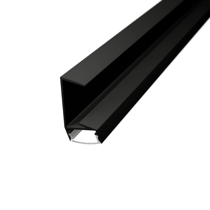 179308 LP SHELF alu LED profil črn brez pokrova